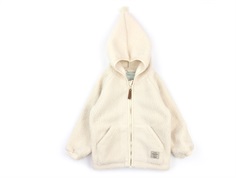 Mini A Ture fleece jacket Liff white swan teddy